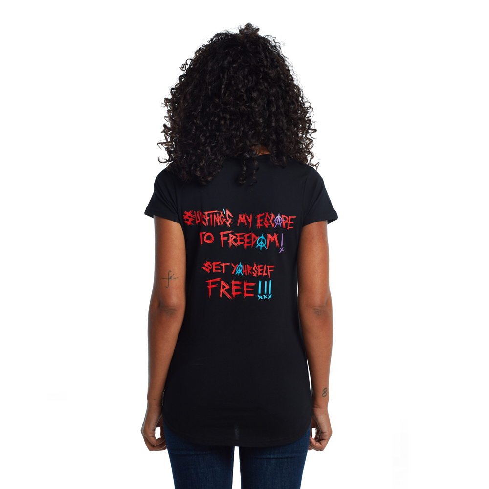 Surfing's my escape to freedom